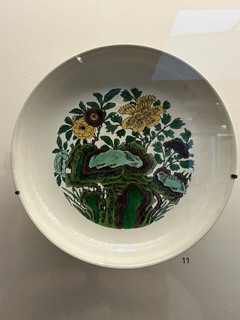 cuenco de porcelana china decorado